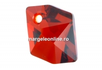 Swarovski, cosmic diamond pendant, red magma, 14mm - x1