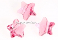 Swarovski, margele stea, light rose, 8mm - x2