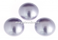 Swarovski, cabochon perla cristal, lavender, 6mm - x2