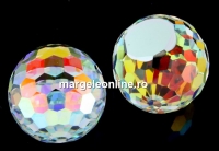 Swarovski, cabochon, aurore boreale, 18mm - x1