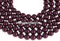Swarovski pearl, blackberry, 4mm - x100