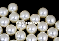 Perle Swarovski cu un orificiu, cream, 9mm - x2