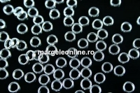 Jump rings, 925 silver, 4x1mm - x10