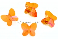 Swarovski, butterfly bead, astral pink, 10mm - x2