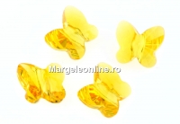 Swarovski, margele fluture, sunflower, 10mm - x2