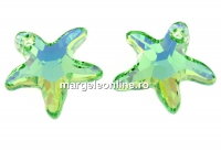 Swarovski, pandantiv stea de mare, peridot aurore boreale, 16mm - x1