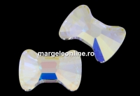 Swarovski, cabochon fundita papion, aurore boreale, 9mm - x1