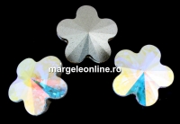 Swarovski, flower fancy, aurora borealis, 10mm - x1