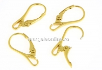 Tortite cercei argint 925 placat cu aur, sistem click, 19mm- x1per