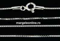 Box Chain, 925 silver, 65cm - x1