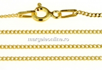 Chain, gold-plated 925 silver, 45cm - x1
