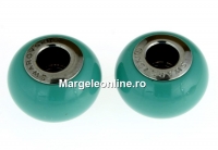 Swarovski, becharmed crystal, jade pearl, 14mm - x1