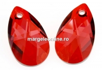 Swarovski, pandantiv picatura, red magma, 16mm - x1