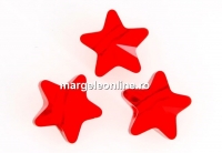 Swarovski, star bead, light siam, 12mm - x2