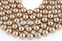 Swarovski pearl, bronze, 3mm - x100
