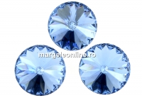 Swarovski, rivoli, light sapphire, 14mm - x1