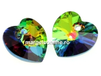 Swarovski, heart pendant, vitrail medium, 18mm - x1