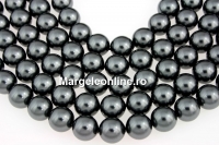 Perle Swarovski, dark grey, 3mm - x100