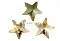 Swarovski, fancy star, golden shadow, 10mm - x1