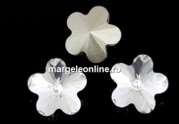 Swarovski, fancy floare, crystal, 6mm - x2