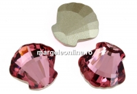 Swarovski, shell fancy, antique pink, 14mm - x1