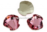 Swarovski, fancy scoica, antique pink, 14mm - x1