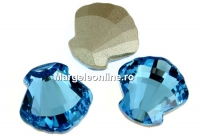 Swarovski, fancy scoica, aquamarine, 14mm - x1