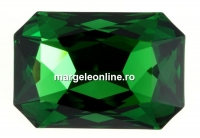 Swarovski, rivoli cabochon dark moss green, 27x18.5mm - x1