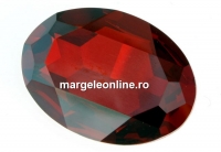 Swarovski, rivoli cabochon, red magma, 30x22mm - x1