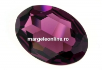 Swarovski, rivoli cabochon, amethyst, 30x22mm - x1