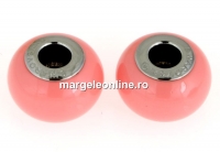 Swarovski, becharmed crystal pink coral, 14mm - x1