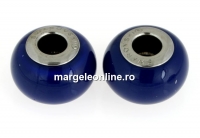 Swarovski, becharmed crystal dark lapis, 14mm - x1