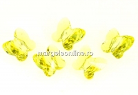 Swarovski, margele fluture, jonquil, 6mm - x2