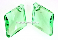 Swarovski, pandantiv romb, chrysolite, 19mm - x1