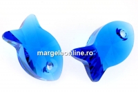 Swarovski, pandantiv peste, capri blue, 18mm - x1