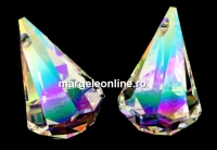 Swarovski, pandantiv picatura, aurore boreale, 14mm - x1