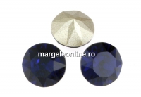 Swarovski, chaton SS39, dark indigo, 8mm - x2