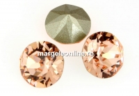 Swarovski, chaton SS, light peach, 8mm - x2