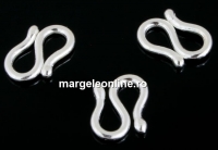 Clasp S, 925 silver, 10x7mm - x1