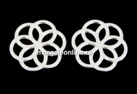 Bead cap, 925 silver, 15mm - x1