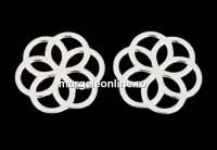 Accesoriu decor, floare, argint 925, 15mm - x1