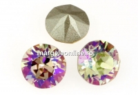 Swarovski, chaton SS29, luminous green, 6mm - x4