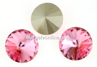Swarovski, rivoli, light rose, 8mm - x2