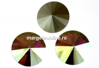 Swarovski, rivoli, rose aurora borealis, 18mm - x1