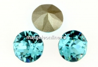 Swarovski, chaton SS39, light turquoise, 8mm - x2
