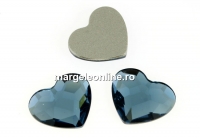 Swarovski, cabochon inima, denim blue, 10mm - x1