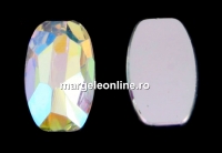 Swarovski, cabochon Organic, aurore boreale, 8x5mm - x1