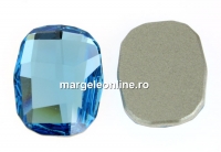 Swarovski, cabochon Graphic, aquamarine, 14mm - x1