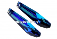 Swarovski, pandantiv Crystalactite, bermuda blue, 30mm - x1