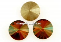 Swarovski, rivoli, crystal copper, 12mm - x2